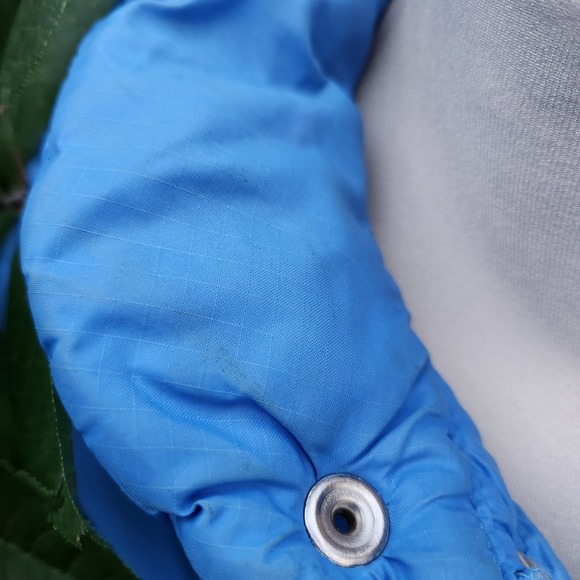 Vintage Equinox Puffer‎ Vest Mens XL Blue Full Zip Snap Front Pockets - Picture 5 of 10